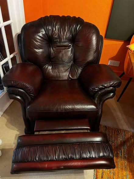 Photo of free Leather recliner chair (CT21 4QY) #1