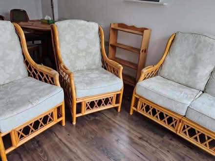 Photo of free 3 piece rattan suite (West Hill BN1) #1