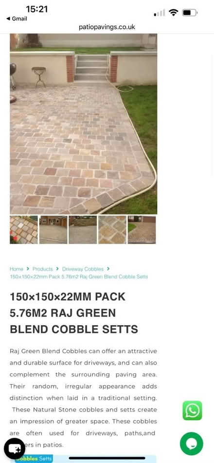 Photo of free Raj green cobble set (Withyham TN7) #1