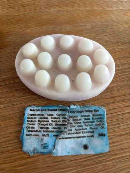 Photo of free Massage soap bar - Neroli and Orange (Peachcroft OX14) #1