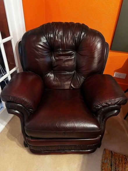 Photo of free Leather recliner chair (CT21 4QY) #2