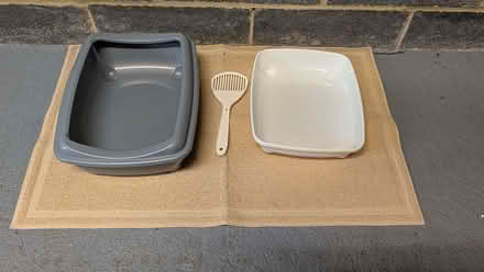 Photo of free Litter trays, scoop and mat (Chesterton CB4) #1