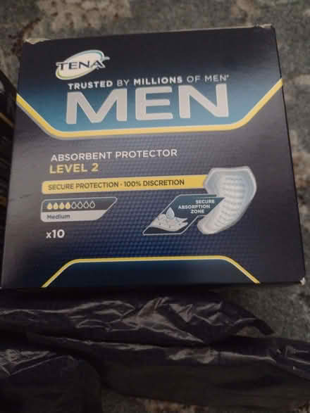 Photo of free Tena Men medium pants liners (Leigh Beck SS8) #1