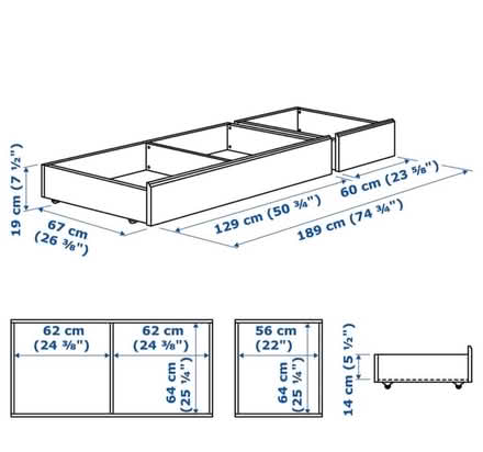 Photo of free Underbed storage - disassembled (Ladbroke Grove W10) #3