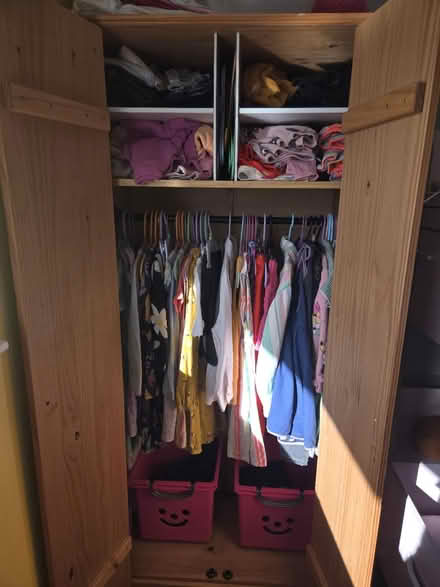 Photo of free Small wooden wardrobe (Ford end CM3) #1