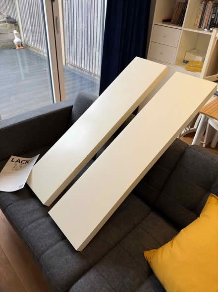 Photo of free 2 x IKEA LAX Shelves 110x16cm (Ware SG12) #1