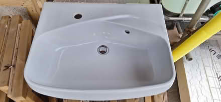 Photo of free Large Ideal Standard pedestal hand basin (Kendal LA9) #3