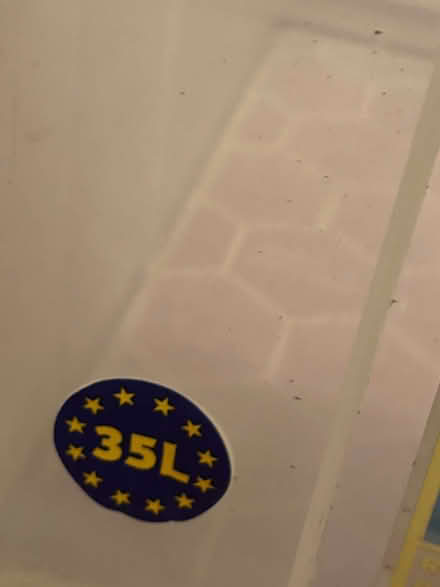 Photo of free 35L Plastic storage crate by "Really Useful Boxes" (Monks Hill CR2) #4