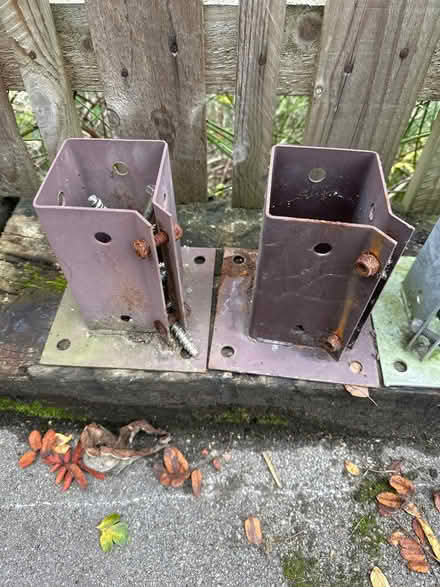 Photo of free Bolt-down 3” Metpost Bases (Bingley BD16) #2