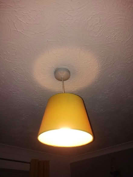 Photo of free Yellow lampshade (CO12) #1