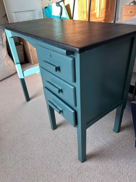 Photo of free Small wooden desk (Royston, by the station (SG8)) #2