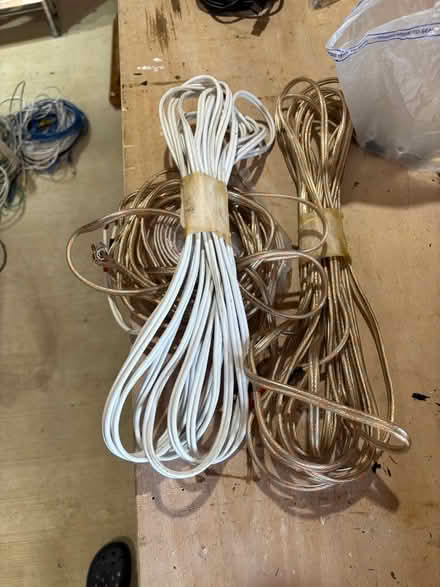 Photo of free Job lot of speaker wires and connectors (Maldon Wick CM9) #2
