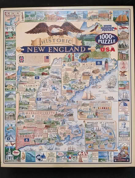 Photo of free Paperboard jigsaw puzzle (cedar st @ highland ave) #1