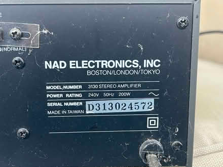 Photo of free NAD Amplifier 3130 (Little Ashley BA15) #3