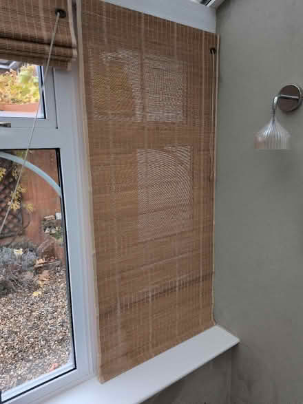 Photo of free 2 working, wooden, roller blinds (RG4) #1