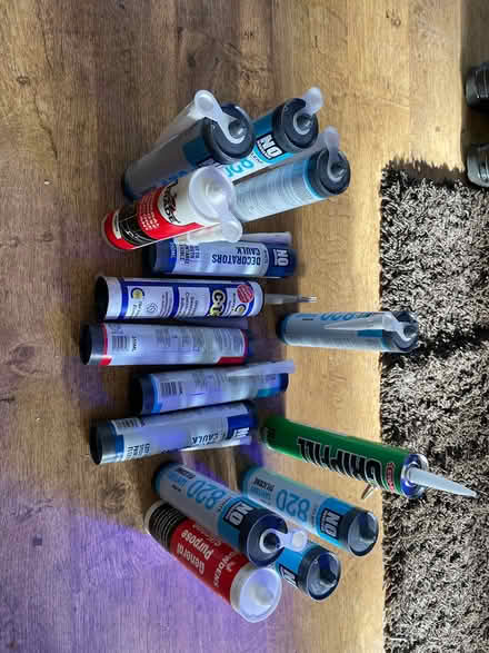 Photo of free Mixed silicon and adhesives (WV13 Willenhall) #1
