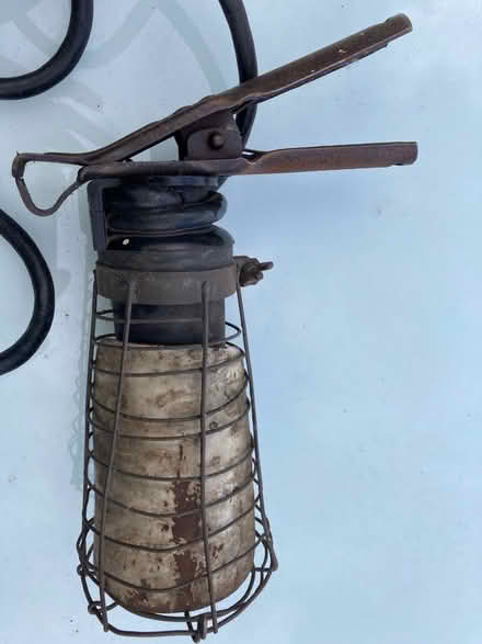 Photo of free Old lead lamp (Shelton Lock DE73) #1