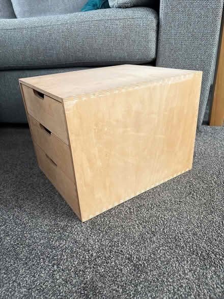 Photo of free Three Drawer Wooden Storage (Waterlooville PO7) #2