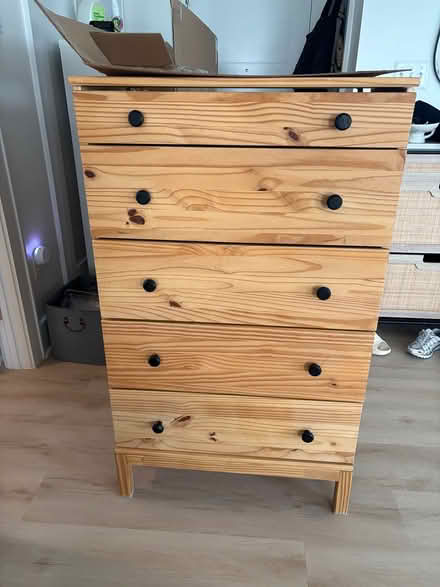 Photo of free IKEA dresser — stained wood (Hill East) #3