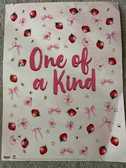 Photo of free One of a kind poster (20912) #1