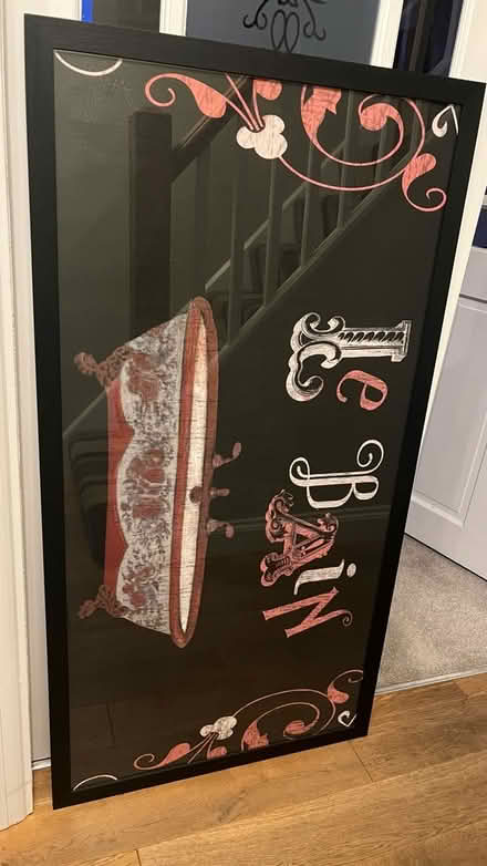 Photo of free Bathroom picture black frame (B62 Halesowen) #1