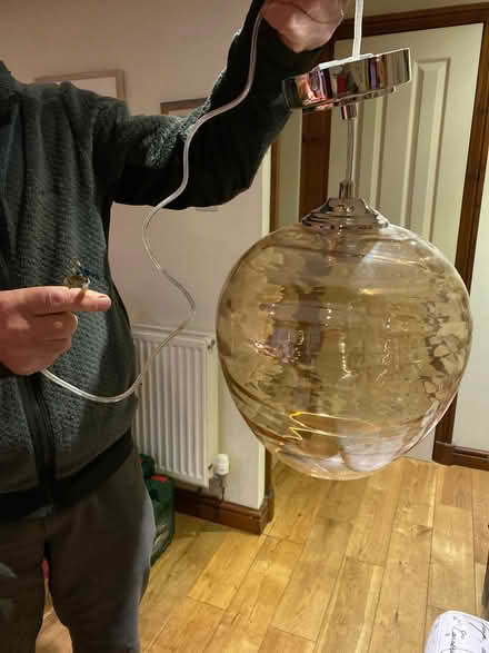 Photo of free Glass light fitting (Burneside LA9) #1