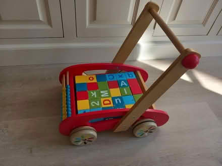 Photo of free Children's trolley and bricks (EN7 Cheshunt) #1