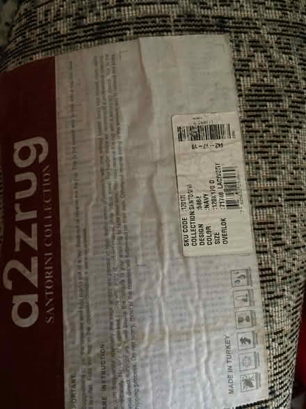 Photo of free Blue rug (Isleworth, TW7) #2