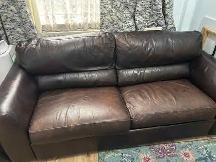 Photo of free Leather sofa (Deepdale PR1) #1