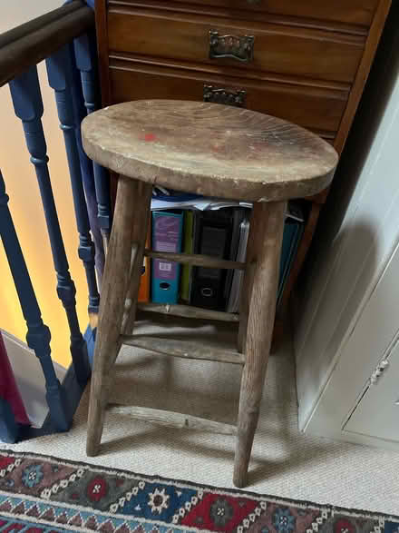 Photo of free Tall wooden stool (Ladywell SE13) #1