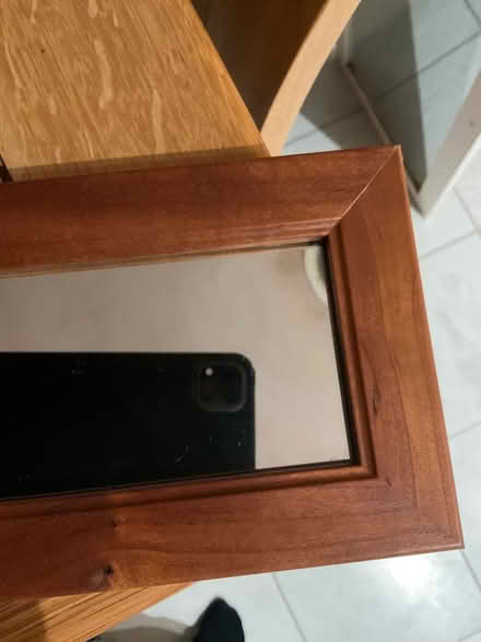 Photo of free Small framed mirror (Waverton CH3) #3