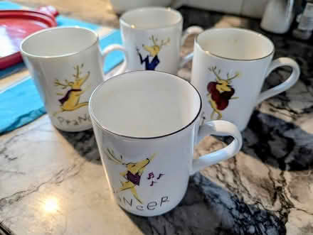 Photo of free Pottery Barn Reindeer mugs (Shoreline, Alameda) #2