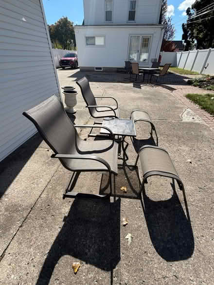 Photo of free 2 Outdoor chairs and ottomans (9 Mile and Pinecrest) #1