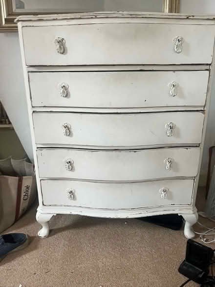 Photo of free White chest of drawers (Hadlow TN11) #1