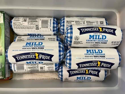 Photo of free Frozen pork sausage, fruit, etc (87th St/ Naper Blvd Naperville) #1