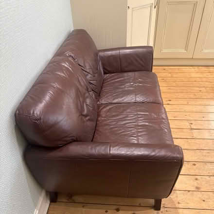 Photo of free Two seater leather sofa (CH64) #2