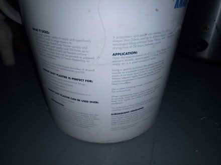 Photo of free Plaster (Colchester CO4) #2