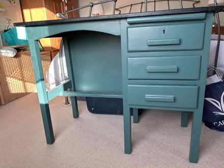 Photo of free Small wooden desk (Royston, by the station (SG8)) #1