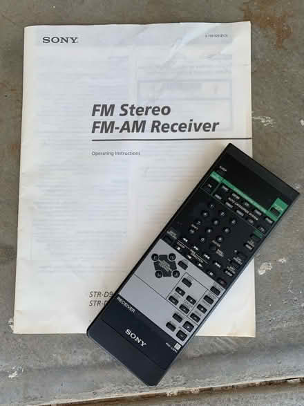 Photo of free Sony AV Receiver (Upper Fairway area of Novato) #3