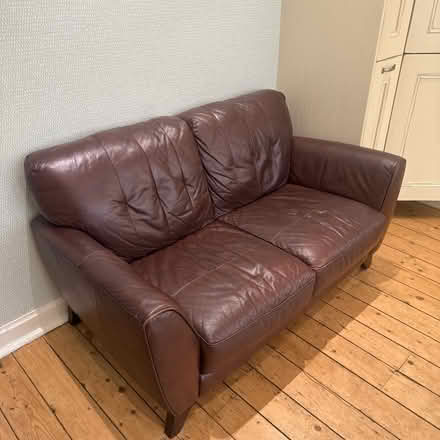 Photo of free Two seater leather sofa (CH64) #3