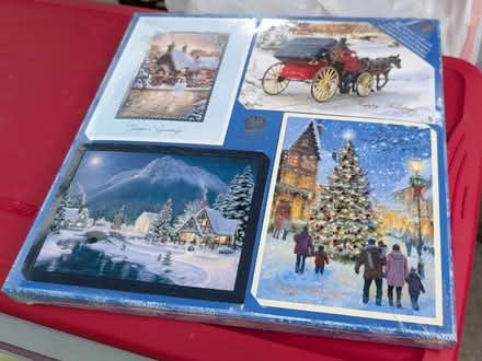 Photo of free New, in box Christmas cards set (Santa Clara near Great America) #1