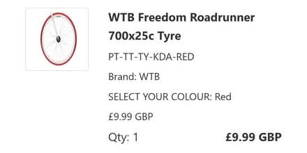 Photo of free Bike tyre (Banner Cross S11) #3