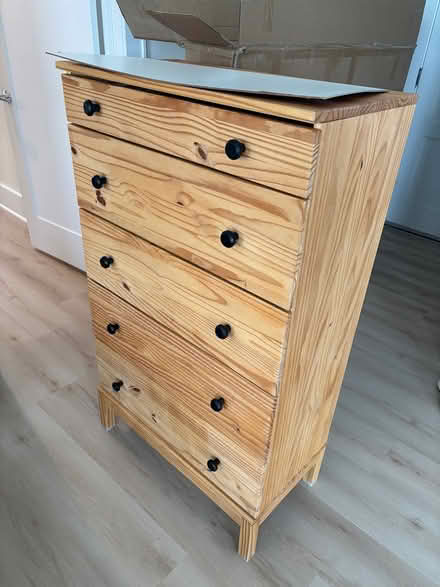 Photo of free IKEA dresser — stained wood (Hill East) #1