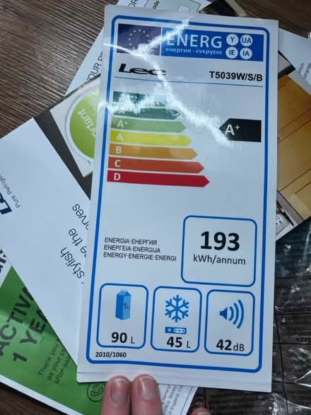 Photo of free Small fridge freezer (Cheltenham) #4