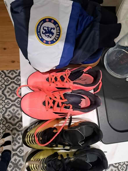 Photo of free Kids football boots + jacket (Ealing Broadway w5) #1
