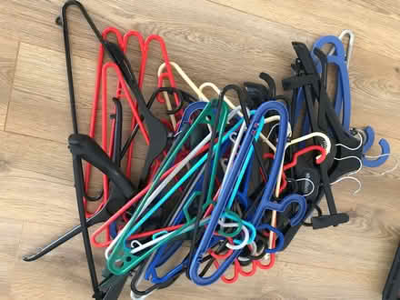 Photo of free Plastic & wooden coat hangers (New Barnet N20) #2
