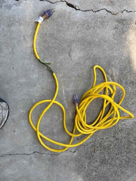 Photo of free Sliced extension cord (Mitty High area) #1