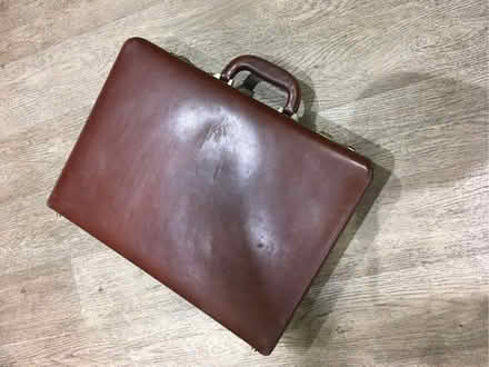 Photo of free Leather briefcase (Cropston LE7) #3
