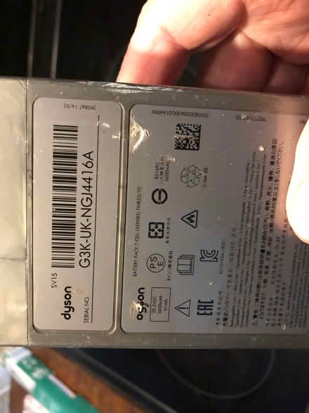 Photo of free Dyson cordless battery (Chestnut Street ME9) #2