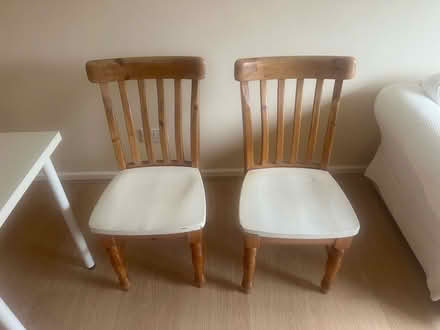 Photo of free 2 wooden chairs (Stevenage SG2) #1